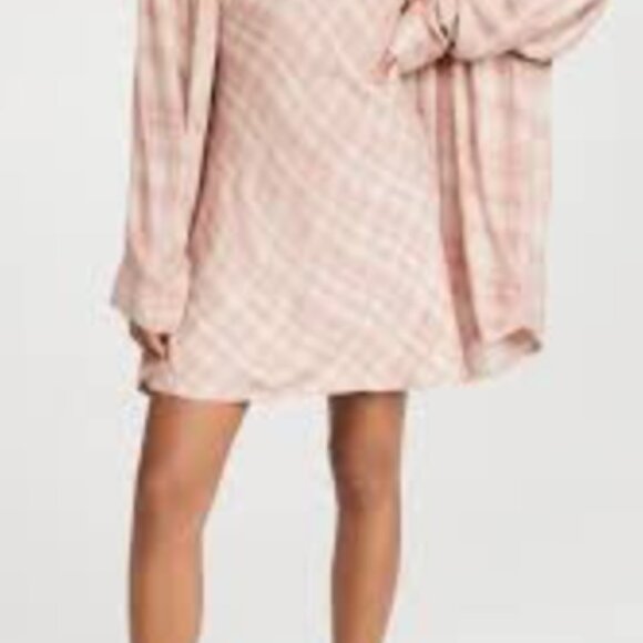 Free People Mini Dress "Gracie Plaid Set" - Picture 2 of 3